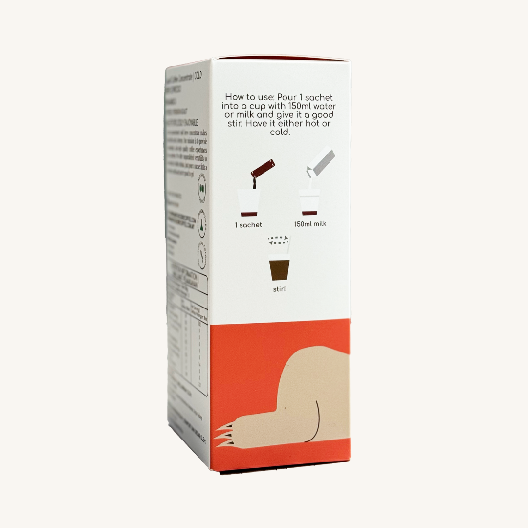 Espresso Liquid Coffee Concentrate Sachet